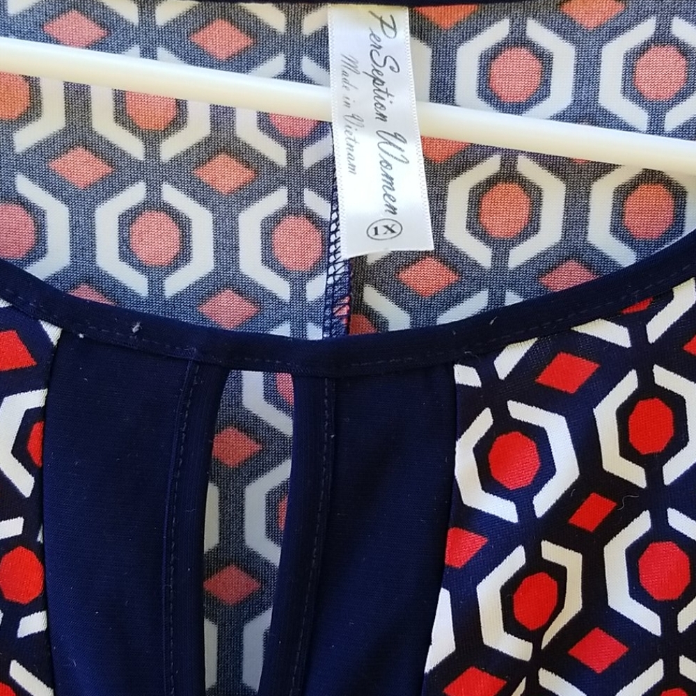 🧨🧨Navy PerSeption Dress 👗🩴 - Picture 2 of 6